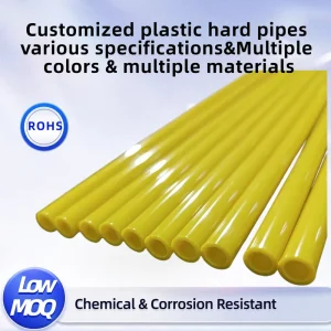 ABS Lightweight Rigid Plastic Pipe Customized Shape Drilling for Structural Support Packaging Casing Water Pipes Cable Conduits
