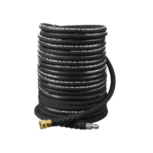 AMARE 50m Professional Rubber Steel Wire Car Wash High Pressure Spray Hose