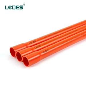 AS NZS 2053 Certified PVC Orange Heavy Duty UV Resistant Conduit Pipe for Electrical Wiring and Cabling