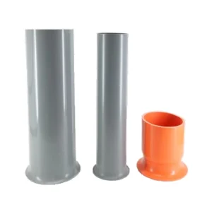 AS NZS 2053 Standard Rigid PVC Conduit Pipe Heavy Duty Grey Plastic Electrical Wire Cable Protector Duct with Bell End