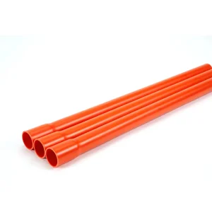 AS NZS Standard Electrical PVC Conduit Pipe HD Orange 50mm Conduit