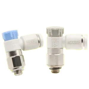 AS1201F AS2201F AS3201F AS4201F M5 01 02 03 04 04S 06S 08S 10S 12S Limit Out In Adjust Valve Pneumatic Speed Controller Fitting