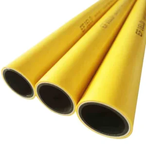 AS4176 Standard Complied Aluminium Plastic Composite HDPE Al HDPE Pipe Gas Pipe Yellow