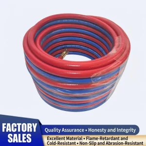 ASEAN Ready Anti Mold PVC Double Air Pipe Dual Color Dual Tube Pressure Resistant Pneumatic Hose For SE Asia Industry
