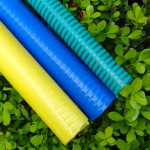 ASEAN Ready Anti-Mold PVC Flat Reinforced Corrugated Hose Saudi Spec Anti-UV Industrial Dust Collection Pipe