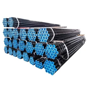 ASTM A106 A53 API 5L X42 X80 Carbon Seamless Steel Pipes 12m Length Oil Gas Structural Applications EMT Pipe