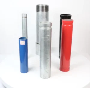 ASTM A795 UL Fire Sprinkler Steel Pipe 200um Red Plastic Coated Steel Pipes