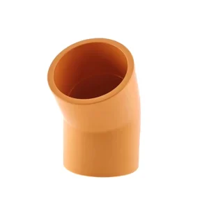 ASTM CPVC Fire Protection Pipes and Fittings Pressure 45 Degree Elbow Fireproof Orange