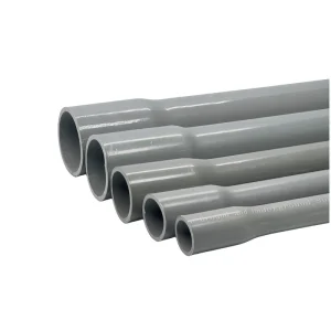 ASTM ISO PVC Plastic Pipe American Standard Schedule 40 Underground PVC Electrical Conduit and Conduit Fittings