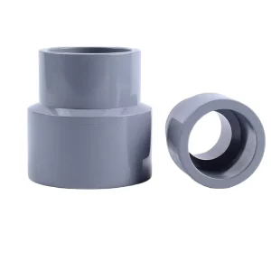 ASTM SCH80 High Pressure CPVC Reducer Coupling Joint 3/4”*1/2” Casting Flange Plastic Pipe Fittings Chemical Smooth PVC Umm