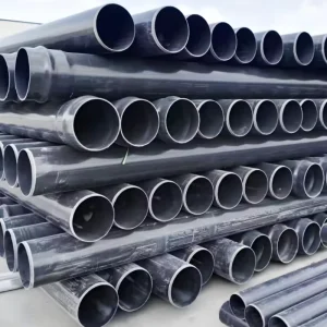 ASTM Schedule 80 White Grey Low Maintenance 20mm 630mm Plastic Material Industrial Grade UPVC Water Supply Pipe
