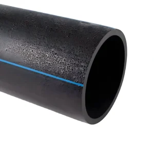 ASTM Standard HDPE Water Pipe Black Polyethylene Pipe With Blue Stripe For City Water Pipeline