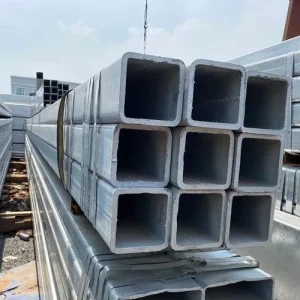 ASTM Standard Pre Galvanized GI Square Steel Tube Hollow Section for Scaffolding Fencing and Greenhouse Frames