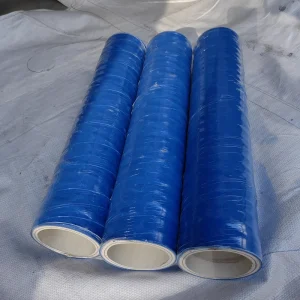 Acid Alkali Chemical Resistant EPDM UHMWPE Chemical Hose White Liner Blue Cover Reinforced High Tensile Synthetic Cord Spiral