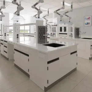Acid and Alkali Resistant PP Laboratory Workbench Work Bench Table for Schools and Hospitals