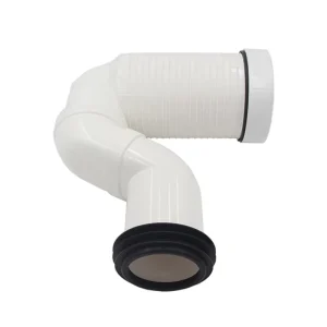 Adjustable Offset Modern Plastic Toilet Drainage Pipe with Easy Installation for Bathroom WC Plumbing