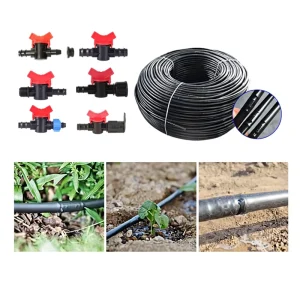 Agricultural Drip Irrigation Pipe HDPE LDPE 16mm for Farm Greenhouse Water Saving