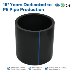 Agricultural Irrigation Pipeline High Impact Resistance Non Leakage Flexible 180mm HDPE Water Supply Pipe for Garden