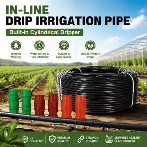 Agricultural Not Easy to Clog Plastic HDPE Drip Irrigation Tube Pipe Hose for Garden Farm Potatoes Peppers Onions