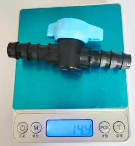 Agricultural Pipe Plastic 16mm Mini Valve Irrigation Drip Tape Valve Bypass Fittings coupling connectors