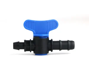 Agriculture Garden Irrigation System PP 16mm 20mm 25mm Mini Plastic Valve for Connector Drip Tape Hose Drip Pipe