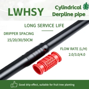 Agriculture Irrigation PE 16mm Cylindrical Emitter Drip Pipe Tubes Flexible Drip Hose Complete Drip Watering Irrigation System