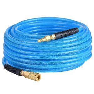 Air Compressor Hose 1/4″ Polyurethane with NPT+Quick Coupler & Plug Used for Air Compressors and Other Pneumatic Tools