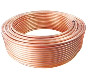 Air Conditioner Pipe ASTM B280 Soft Temper Refrigeration Copper Tube Customize Size 50ft Copper Pipe
