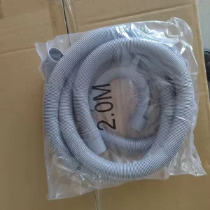 Air Conditioning Drain Pipe Washing Machine Parts Plastic Flexible Pipe Angle Fitting Water Hose 2M Water Inlet Pipe