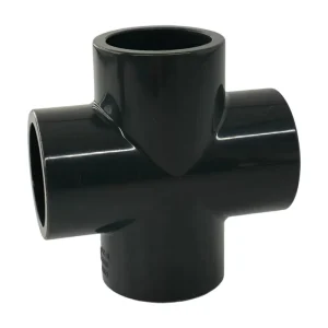 American Standard Industrial Full Plastic Water Pipe Fittings UPVC Four Way Sewage Pipeline Connector Chemical Grade Four Way