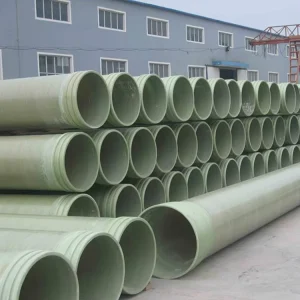 Anti Aging Wear Resistant Large Diameter FRP Pipe Chemical Industrial Wastewater Transport Pipe Custom Size