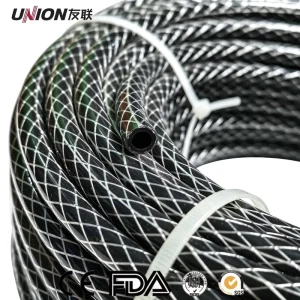 Anti Algae PVC Garden Hose Lightweight Fiber Reinforced Flexible 8Bar For Lawn Watering And Car Washing 1/2Inch