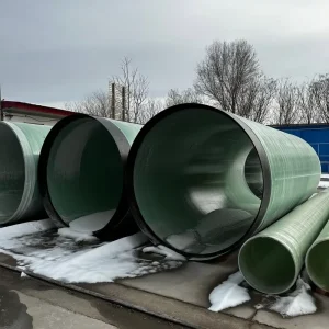 Anti Corrosion FRP Fiberglass Pipe and Fittings Prefabricated for Municipal Sewage Wastewater Pipeline Custom Size Available
