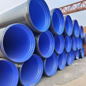 Anti Corrosion Spiral Coated Steel Pipe 3PE SSAW Welded Tube for Water Oil Gas Sewage DN15 DN2200 OEM Support