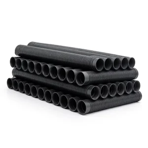 Anti-Corrosive DN300 SN8 HDPE Double-Wall Corrugated Pipe for Chemical Industrial Wastewater Treatment Plant Project