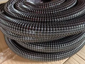 Anti Distortion Floor Scrubber Discharge Wear-resistant Vacuum Suction PVC PU Flexible Hose Pipe Tubing ID44MM 15M ROLL