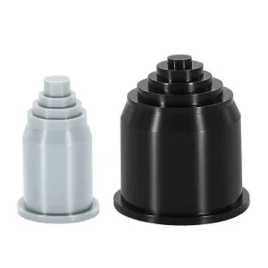 Anti flame Plastic Corrugated Pipe Hose Plug Waterproof Rubber Cable Threading Harness Sealing Joint