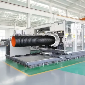 Automatic High-Power PE/PVC Bellows Line Plastic Extruders 200 Capacity 200kw Power 380V/220V Voltage Jiangsu Origin