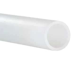 BRT PVDF Pipe White Custom Shape Chemical Resistance Low Permeability Heat Resistant Plastic Extrusion High Temperature