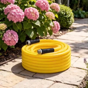 BSCI 15M/50FT Lightweight All Weather PVC Garden Hose Durable Flexible With Leak Proof Connections For Watering&Car Washing