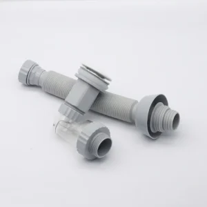 Basin Drainer Plastic Plumbing Siphon Kitchen Sink Drain Pipe Shower Room Bathtub Drain