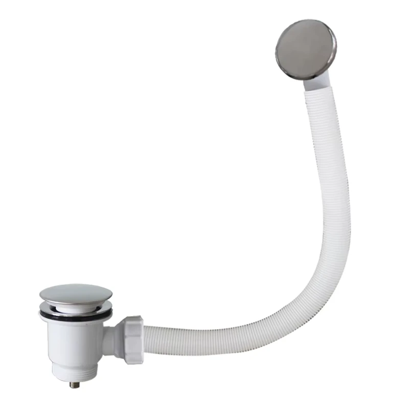 Bath Tub Drainage System Waste Kit Pipe Siphon Pop up Bolt Basin Bath Sink Wastes Drain for Bathroom