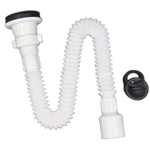 Bathroom Accessories PVC Flexible Waste Pipe for Wash Basin