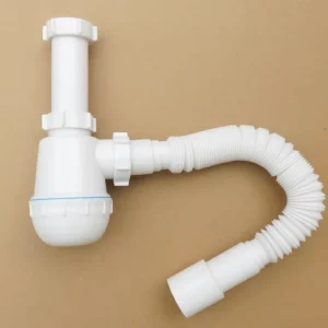 Bathroom Basin Sink Bottle Type Drain Pipe Plastic Water Pipe U shaped Bathroom Sink Faucet Drain Pipe Water Outlet Pipe
