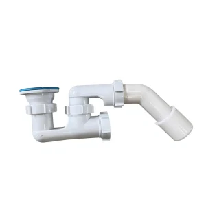 Bathroom Drain Pipe Plastic Bath P trap Waste Siphon Shower Drainer