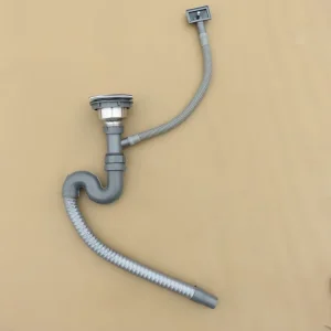 Bathroom Drainer Stainless Steel Home Bathroom Basin Single Water Drain Drainer Draining Water Tool Water Drain with Pipe