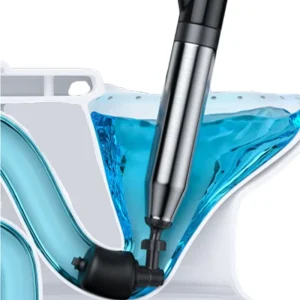 Bathroom Kitchen Sink Toilet High Air Pressure Inflator Plunger Pump Stainless Steel Air Toilet Plunger Drain Cleaner