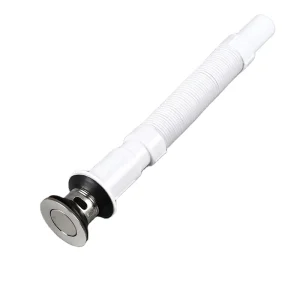 Bathroom Sink Shower Drainer Waste Drain Pipe 3 Inch Flexible Drain Hose PVC Plastic Strainer Drain Down Hose