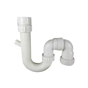 Bathroom White Plastic Basin Drain Tube Sink Drainer Pipe
