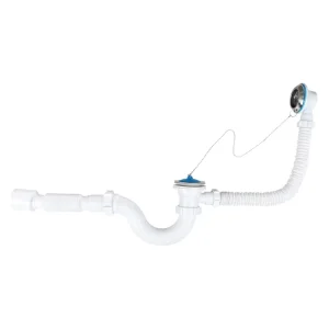 Bathtub Drainage Fitting Plastic Bathtub Drainer Shower Drain Siphon Drain Pipe for Bathtub